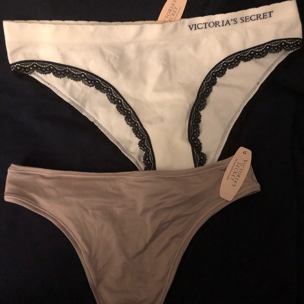 NWT Victoria secret panties 1 thong 1 “cheekini”